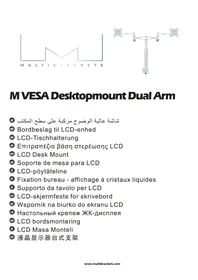 Notice Multibrackets 7350022733053 Support écran plat