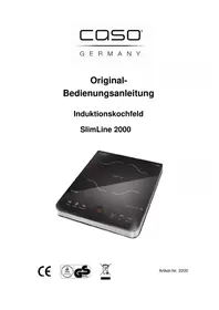 Notice CASO SLIMLINE 2000 Fornuis