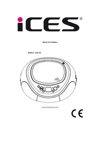 Notice Ices ISCD36 Lecteur/enregistreur de cd