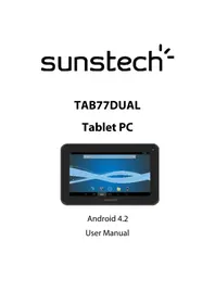 Notice Sunstech TAB77DUAL Tablet