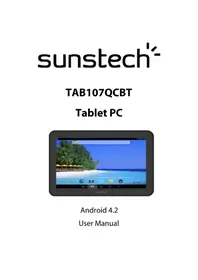 Notice Sunstech TAB107QCBT Tablet