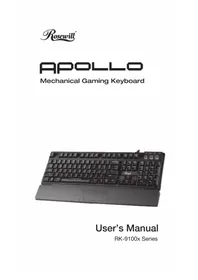Notice Rosewill RK9100XR Clavier