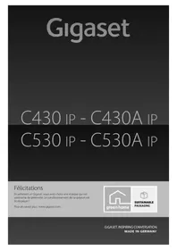 Notice GIGASET C430 IP Phone