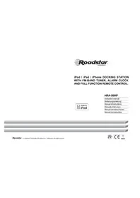 Notice ROADSTAR HRA500IP Station d'acceuil