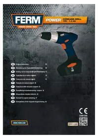 Notice Ferm CDM1090 Bohrmaschine
