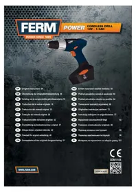 Notice Ferm CDM1104 Bohrmaschine