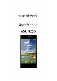 Notice Sunstech USUN250 Teléfono inteligente