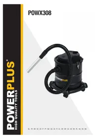 Notice PowerPlus POWX308 Прахосмукачка