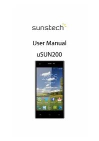 Notice Sunstech USUN200 Teléfono inteligente