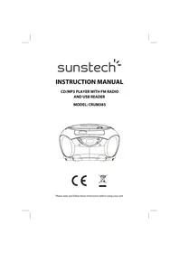 Notice Sunstech CRUM385 Cd player/recorder
