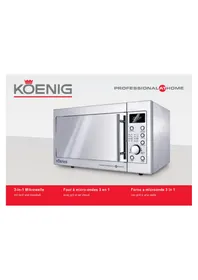 Notice KOENIG B01151 Four à micro-ondes