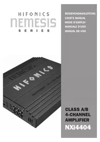 Notice Hifonics NXI4404 Empfänger