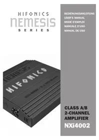 Notice Hifonics NXI4002 Empfänger