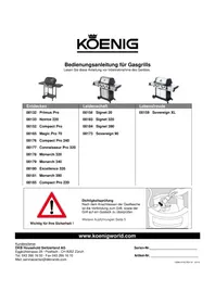Notice KOENIG B08184 Barbecue