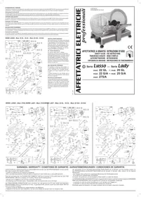 Notice ROTEL 22GL Trancheuse