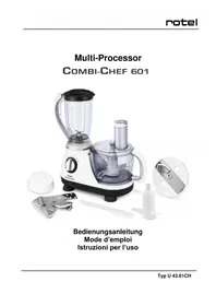 Notice ROTEL COMBICHEF 601 Robot ménager