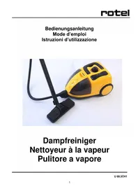 Notice ROTEL POWERVAP 683 Nettoyeur à vapeur