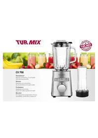 Notice Turmix CX 750 Mixeur plongeant