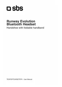 Notice SBS RUNWAY EVOLUTION Auricolare