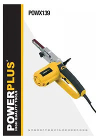 Notice PowerPlus POWX139 Slīpmašīna