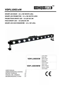 Notice HQ Power VDPL1003CW Máquina de efectos