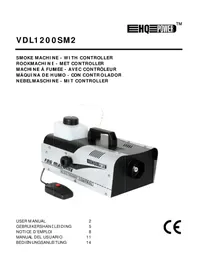Notice HQ Power VDL1200SM2 SMOKE MACHINE Cuchillo