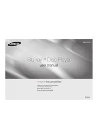 Notice SAMSUNG BDF5700 Lecteur blu-ray