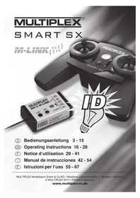 Notice MULTIPLEX SMART SX MLINK SET Télécommande