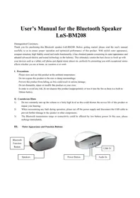 Notice Life N Soul BM208 Station d'acceuil