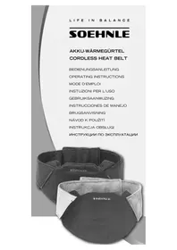 Notice SOEHNLE 68031 Massageapparat