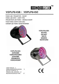 Notice HQ Power PAR64 Máquina de efectos