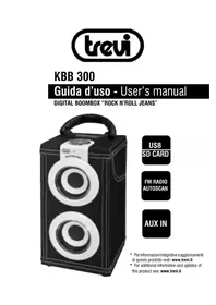 Notice Trevi KBB 300 Dock station