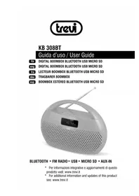 Notice Trevi KB 308BT Radio