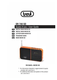 Notice Trevi DR 740 SD Radio