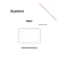Notice IT WORKS TM1004 Tablet