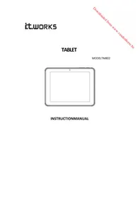 Notice IT WORKS TM802 Tablet