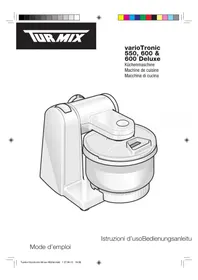 Notice Turmix VARIOTRONIC 600 DELUXE A33126 Küchenmaschine