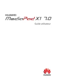 Notice HUAWEI MEDIAPAD X1 Tablette