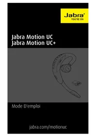 Notice JABRA MOTION UC AVEC KIT Ecouteur