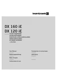 Notice BEYERDYNAMIC DX 160 IE