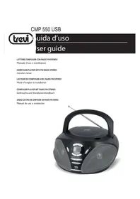 Notice Trevi CMP 550 USB Cd-spieler/rekorder
