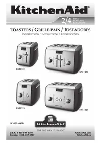 Notice KITCHENAID KMT222CU Tostadora