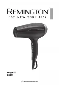 Notice REMINGTON DRYER KIT D5219 Sušič vlasov