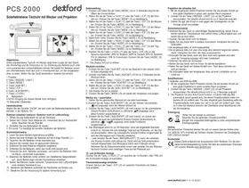 Notice Dexford PCS 2000 Radio-réveil
