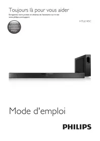 Notice PHILIPS HTL6145C Barre de son