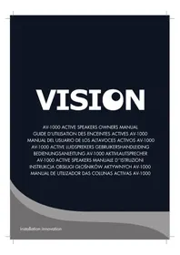 Notice VISION AV1000 Haut-parleur