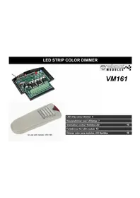 Notice VELLEMAN VM161 Afstandsbediening