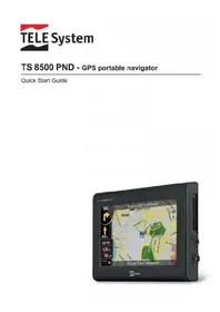 Notice TELE System TS8500PND Browser