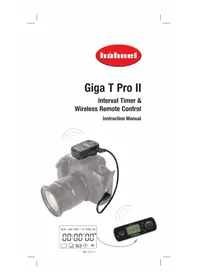 Notice Hähnel GIGA T PRO II Controle remoto