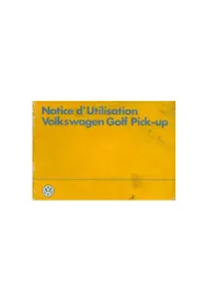 Golf PickUp (1983) VOLKSWAGEN